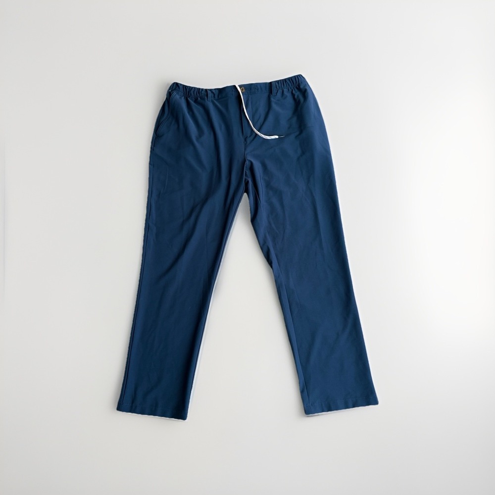 Chubbies Mens XXL Performance Stretch Pants Blue Elastic‎ Waist Golf 30 In